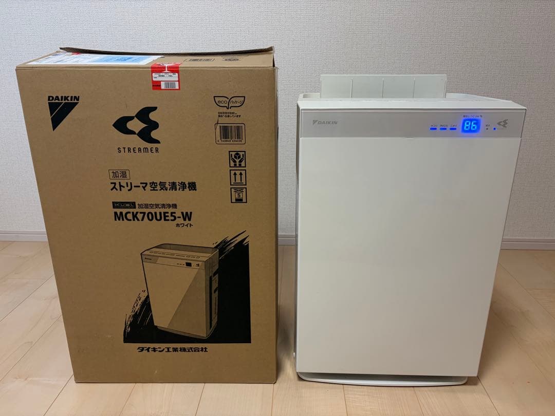 DAIKIN 加湿空気清浄機 加湿ストリーマ 空気清浄機　MCK70UE5-W