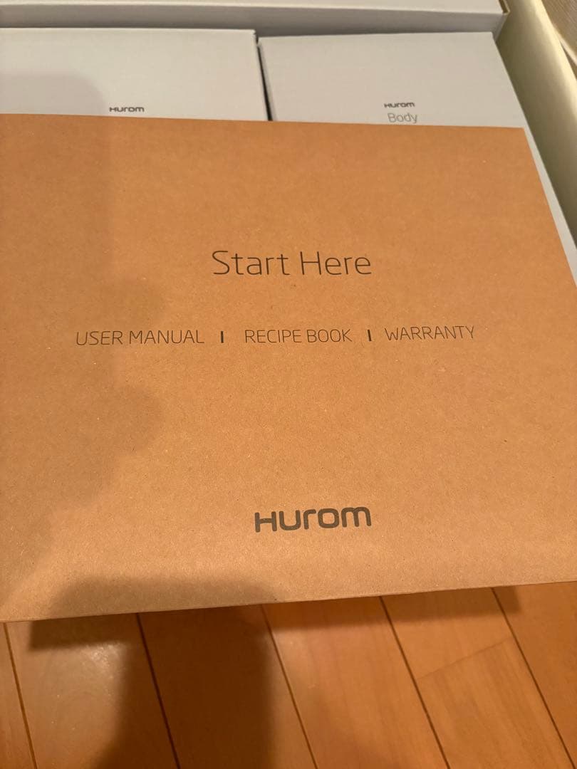 新品 Hurom Slow Juicer H310A ホワイト