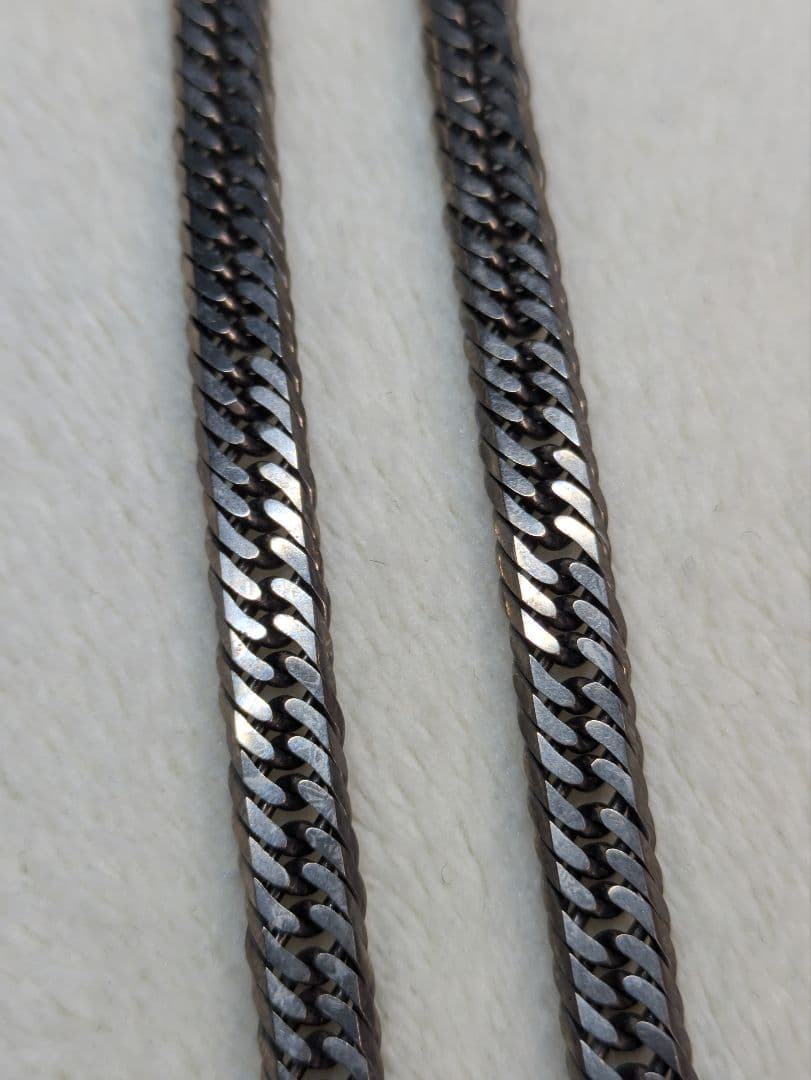 ショーた　チタン　喜平　ネックレス　6面　チタニウム