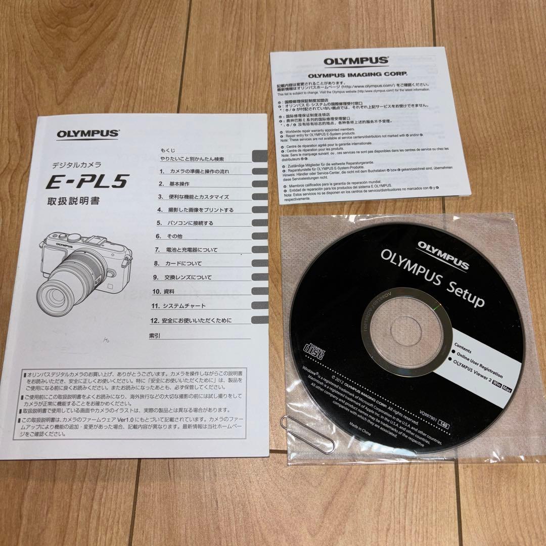 Wi-Fi SDカード付き　オリンパス PL5 ミラーレスカメラ