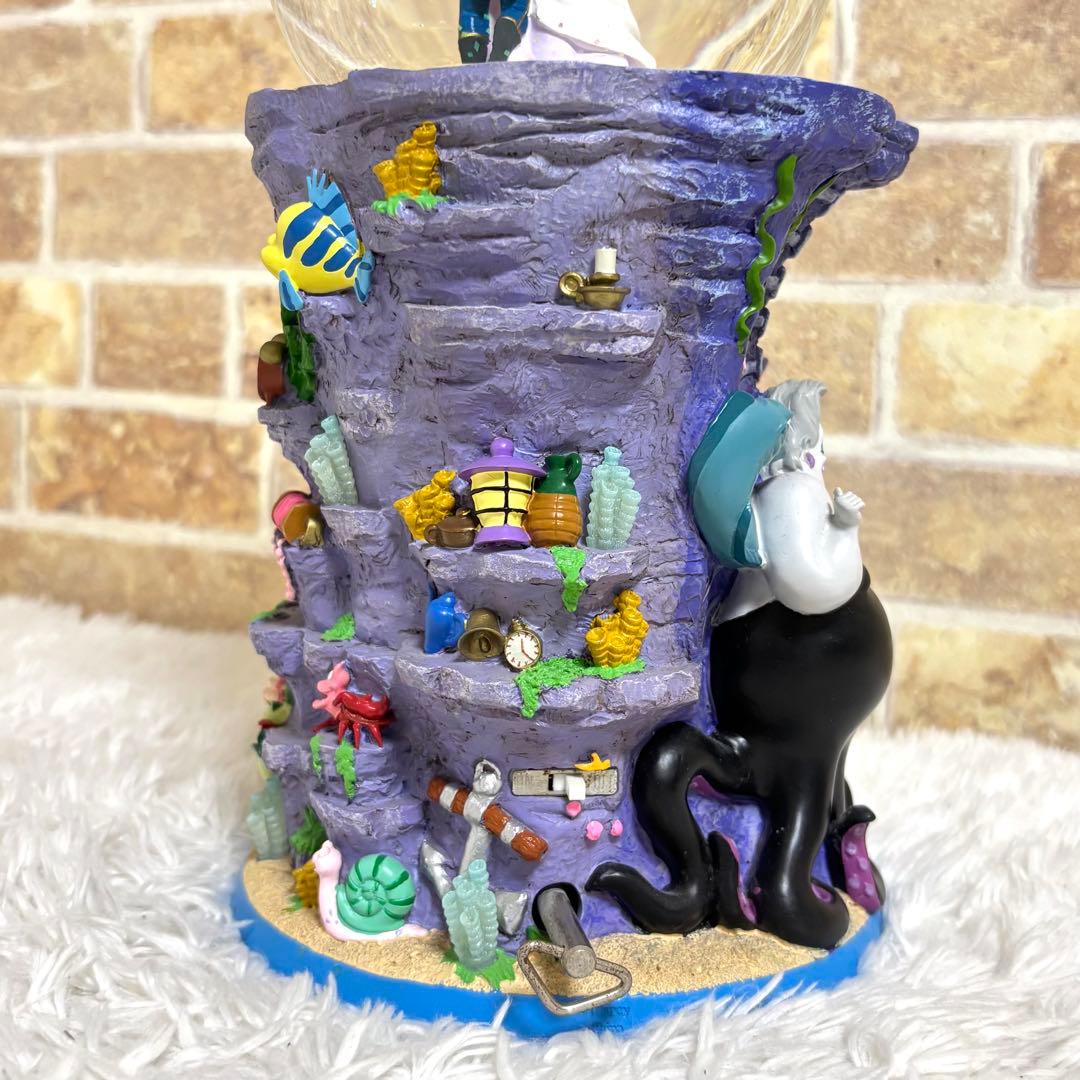 【美品】 超希少 ディズニー リトルマーメイド スノーグローブ オルゴール