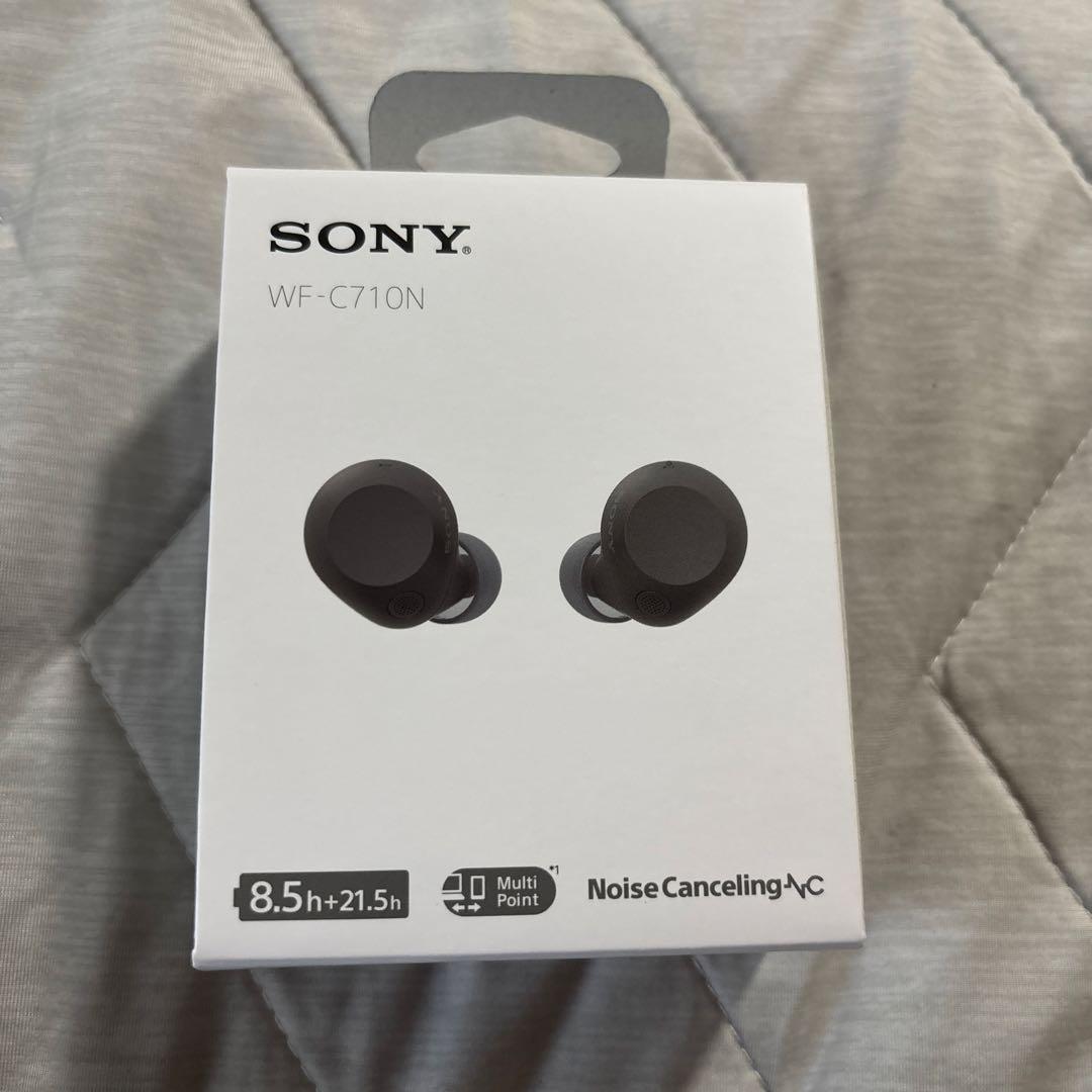 【新品未開封】ソニー(SONY) WF-C710N ブラック ワイヤレスイヤホン