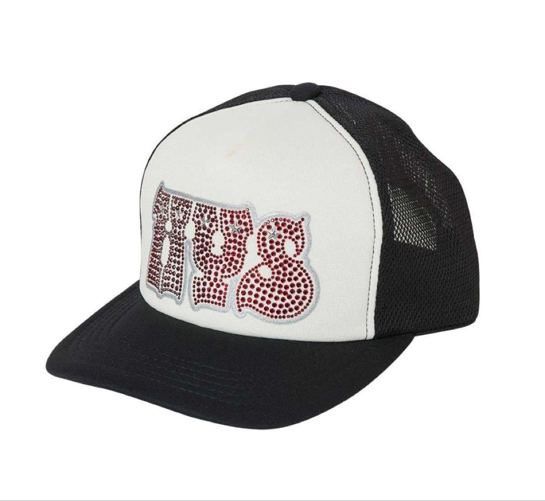 HYSTERIC GLAMOUR ストーンロゴキャップ ブラック