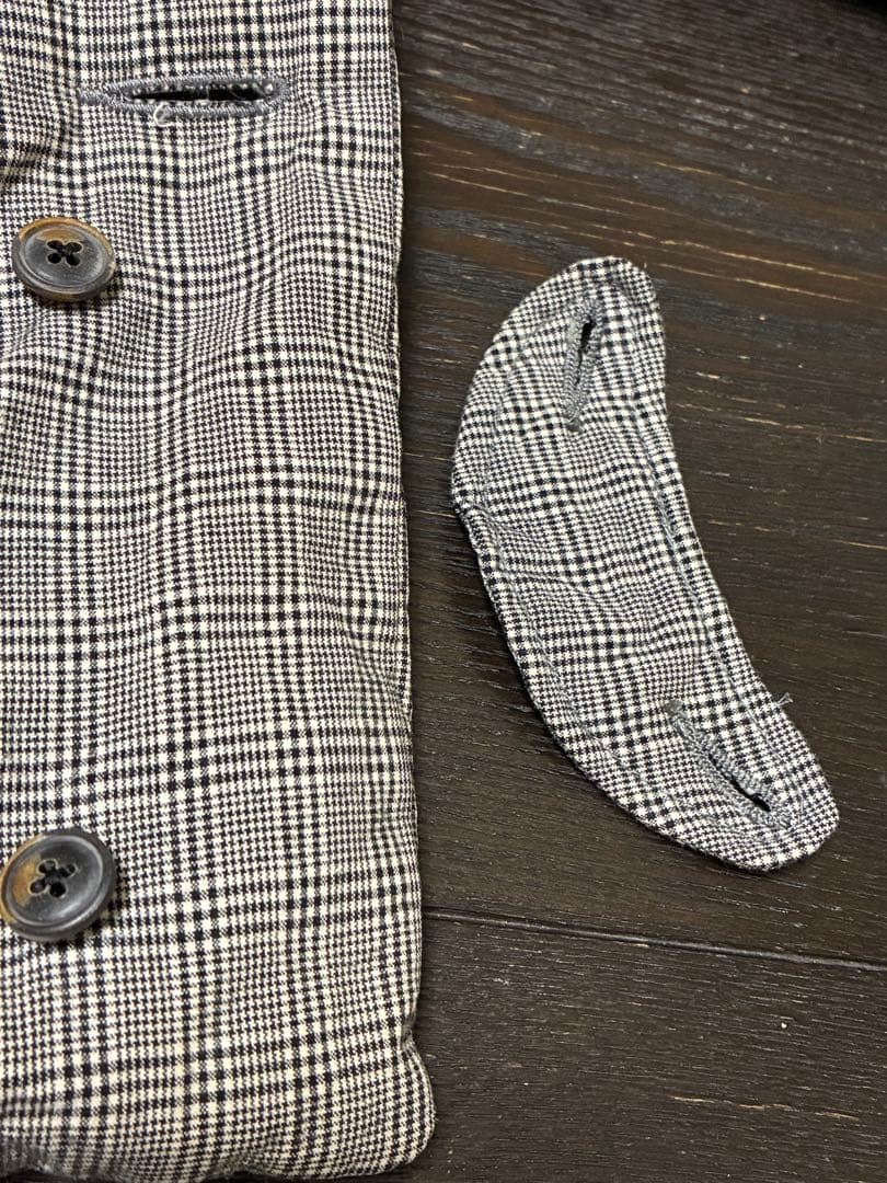 あん45RPMダウンジャケット_レディースグレー＆オレンジ_サイズ2