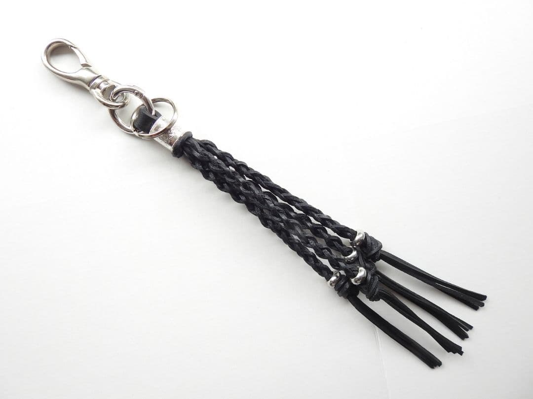 値下げしました！⑥タッセルレザーフリンジしっぼキーホルダーキャリーヤマダ風