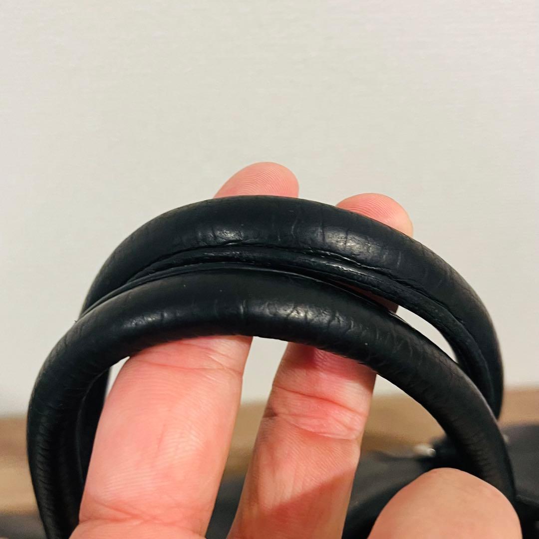 【美品】バーニーズニューヨーク レザートートバッグ ブラック