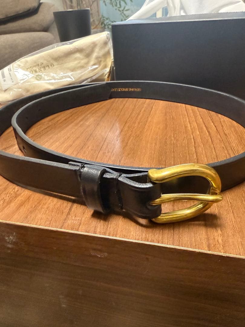 グレンロイヤル　ブラック　ベルト　サイズ36 美品