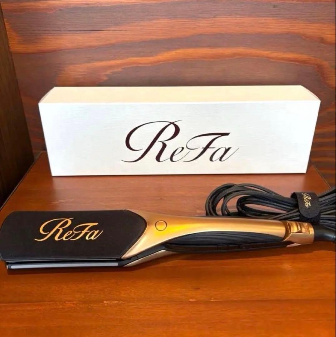 （美品）リファ パワーストレートアイロン サロン限定モデル 専用ポーチ付き