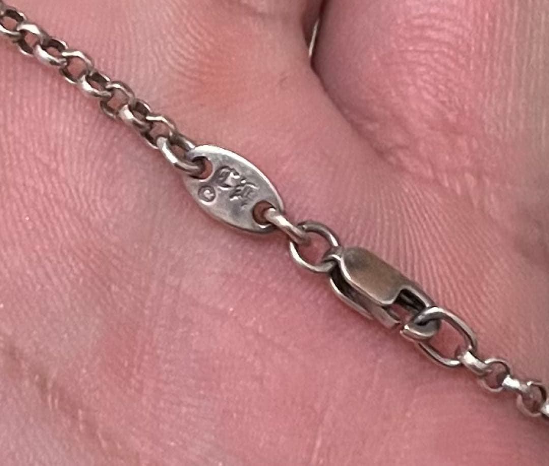 クロムハーツ　ベイビーファット　ロールチェーン18インチ