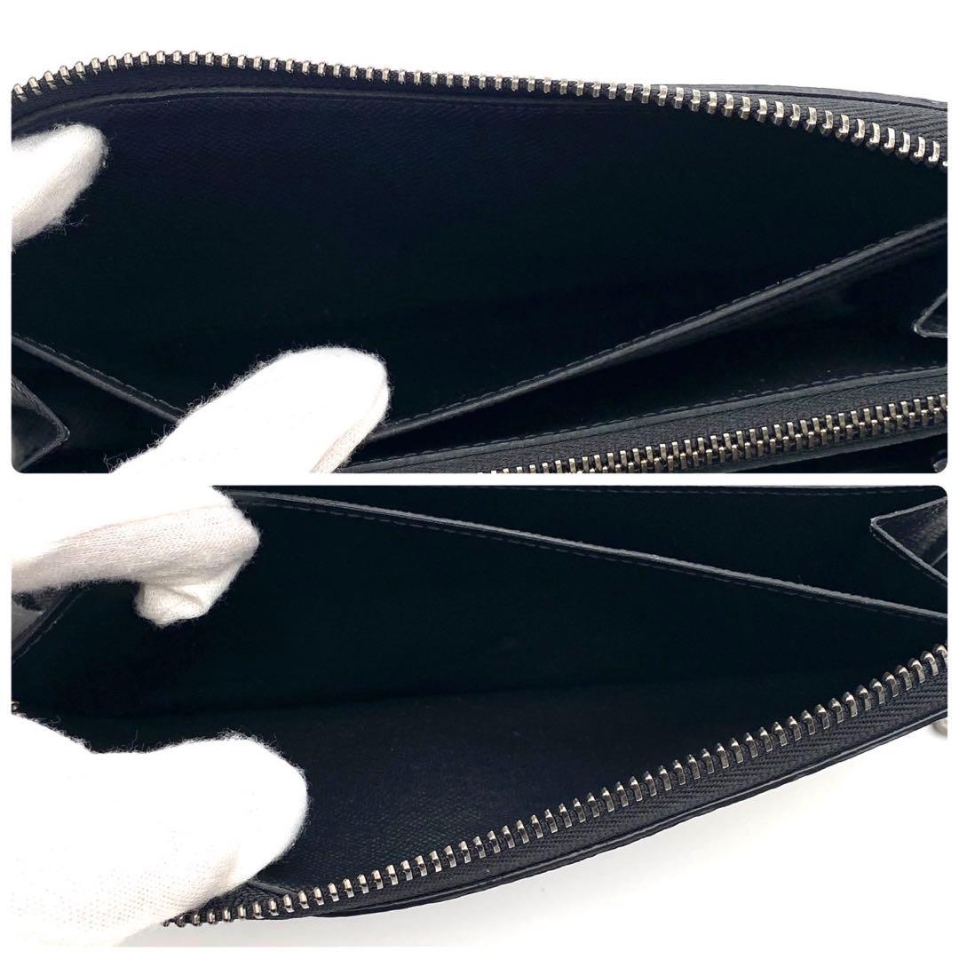 ルイヴィトン モノグラム エクリプス ジッピーウォレット ホリゾンタル ブラック