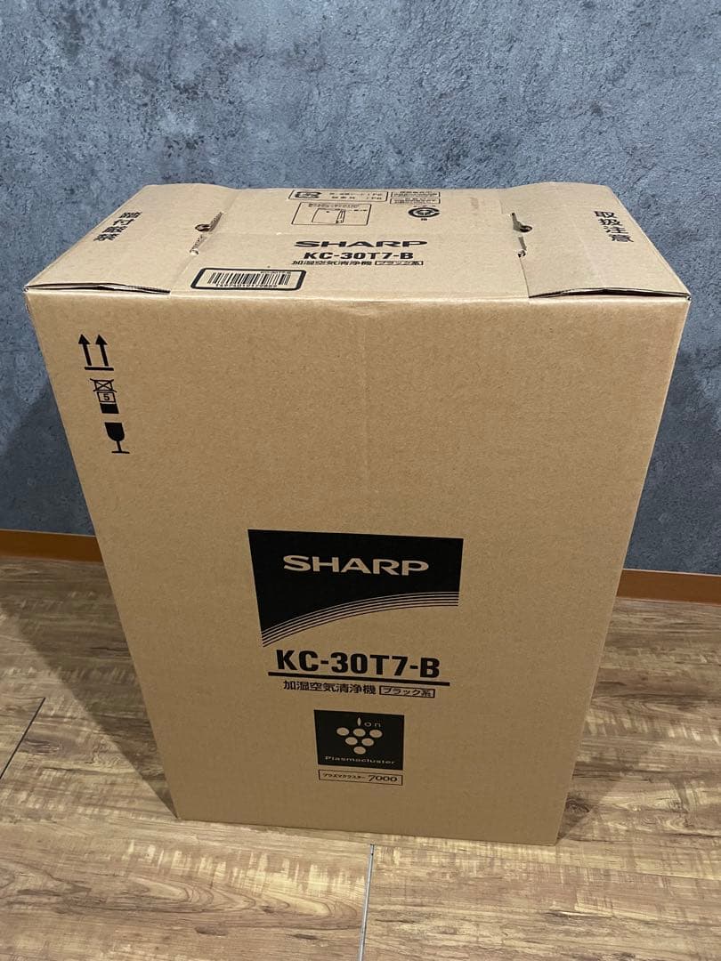 SHARP 加湿空気清浄機 KC-30T7-B新品未使用 未開封　ブラック