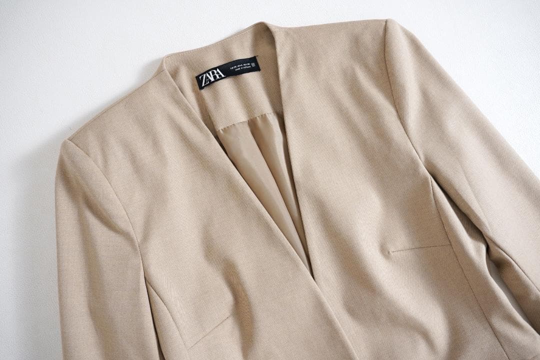 409t*専用 美品 ザラ ZARA ノーカラージャケット パンツ スーツ