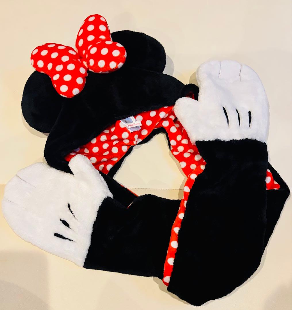 黒*使様 ミニー　マフラーキャップ　ディズニー