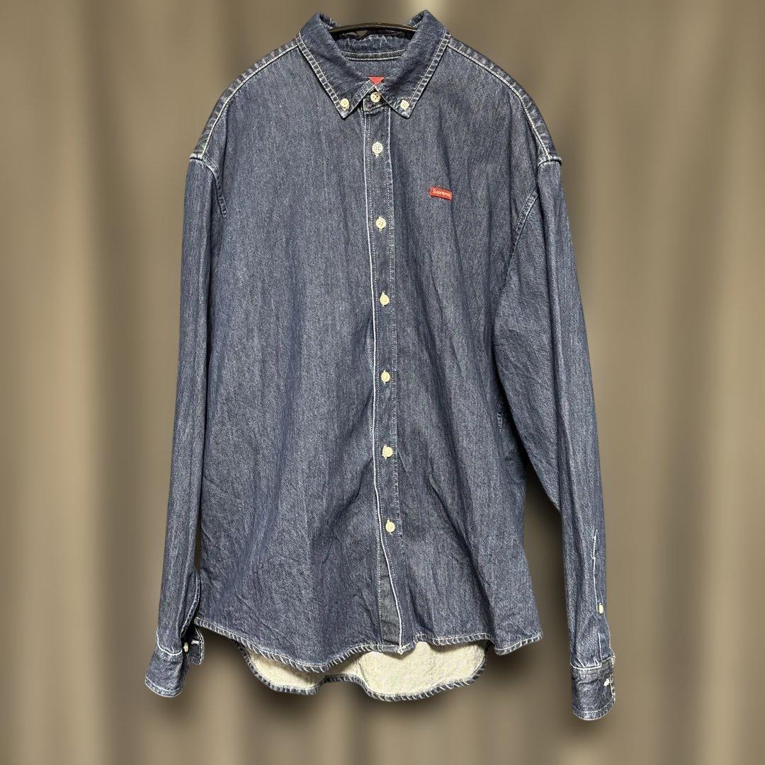 【Supreme】Small Box Shirts Denim Mサイズ