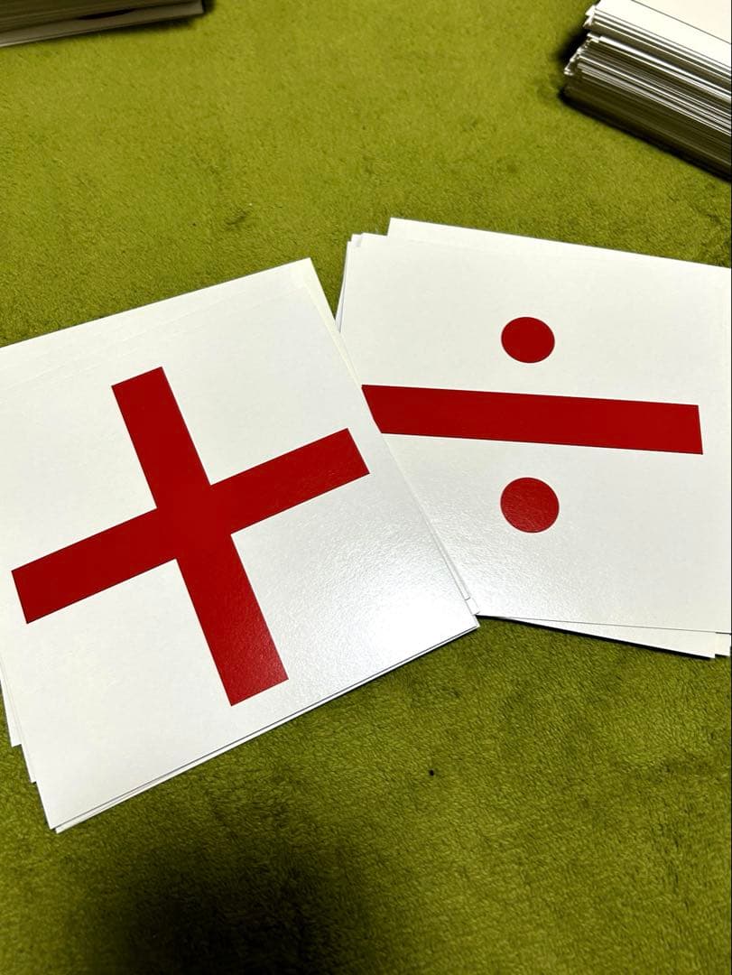 グレンドーマン式 ドッツカード 0〜100 数字カード付