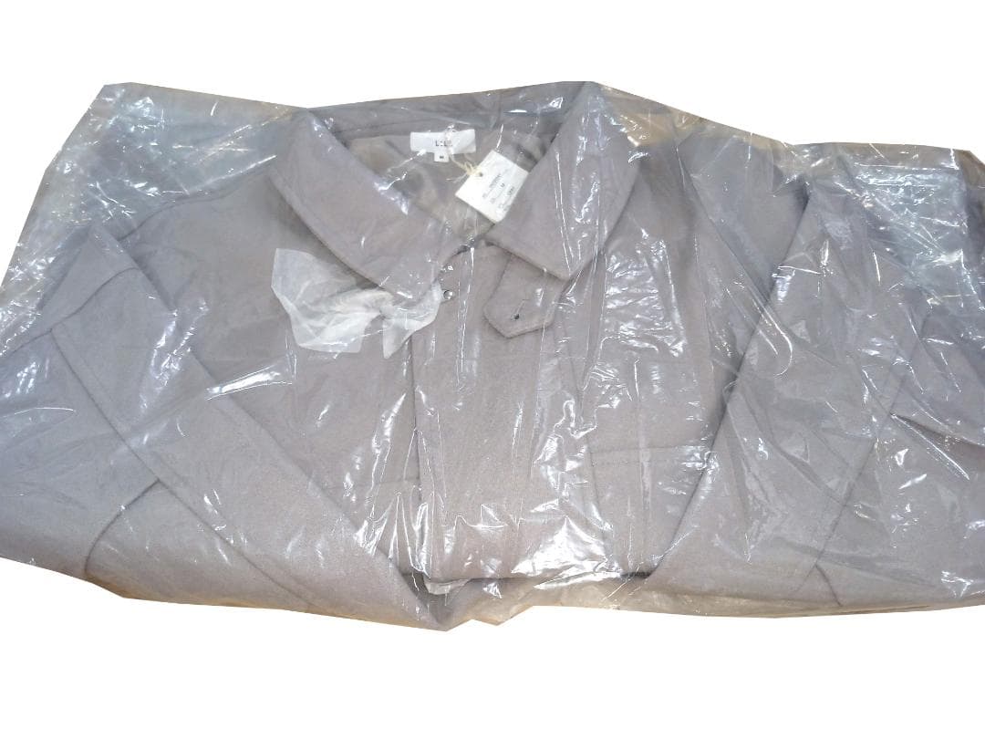 M 未使用に近い LILL ショート丈メルトンファイヤーマンブルゾン グレー