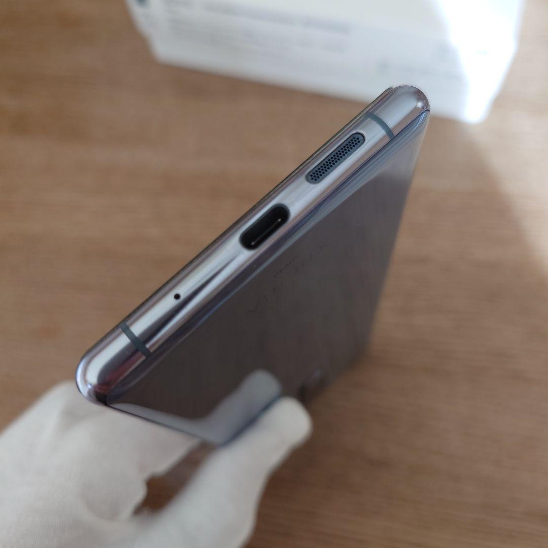 【完品良品 Xperia1I】初代1st au SOV40 グレー SIMフリー