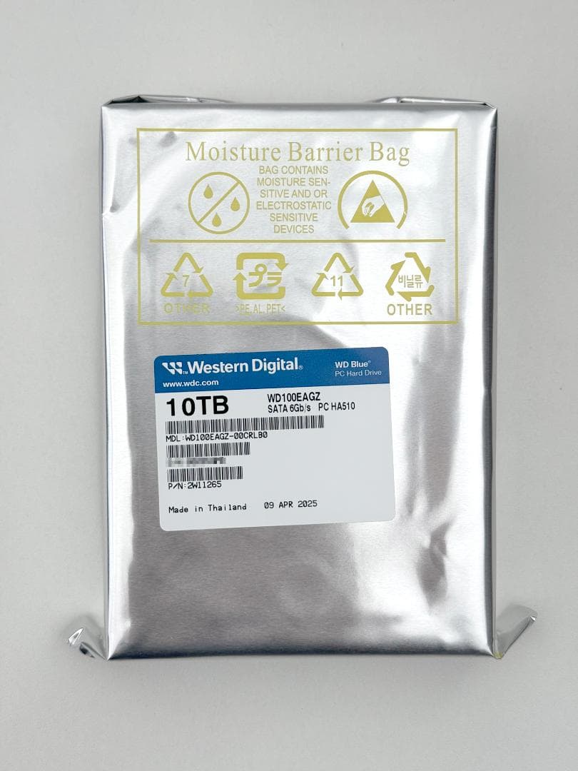 【未使用 未開封】WesternDigital WD Blue 10TB HDD