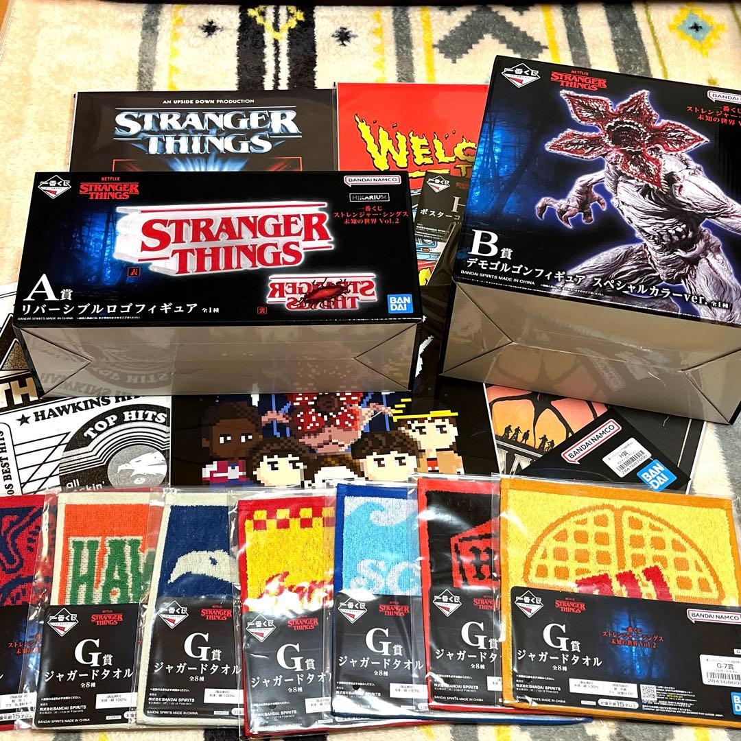 ストレンジャーシングス 一番くじ A賞 ロゴ フィギュア B賞 デモゴルゴン