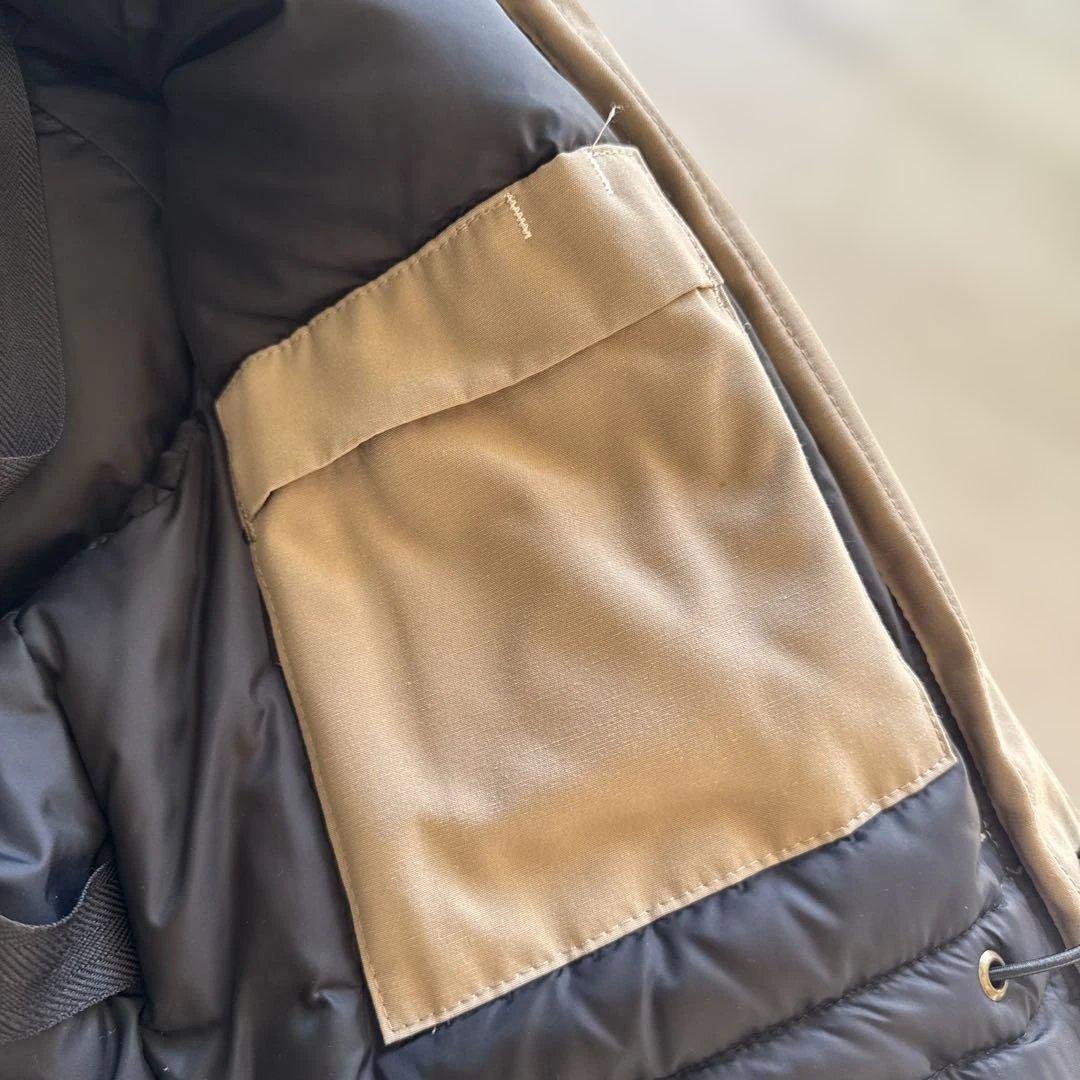 と*y様   ダウン　ベージュ ブロンテパーカ