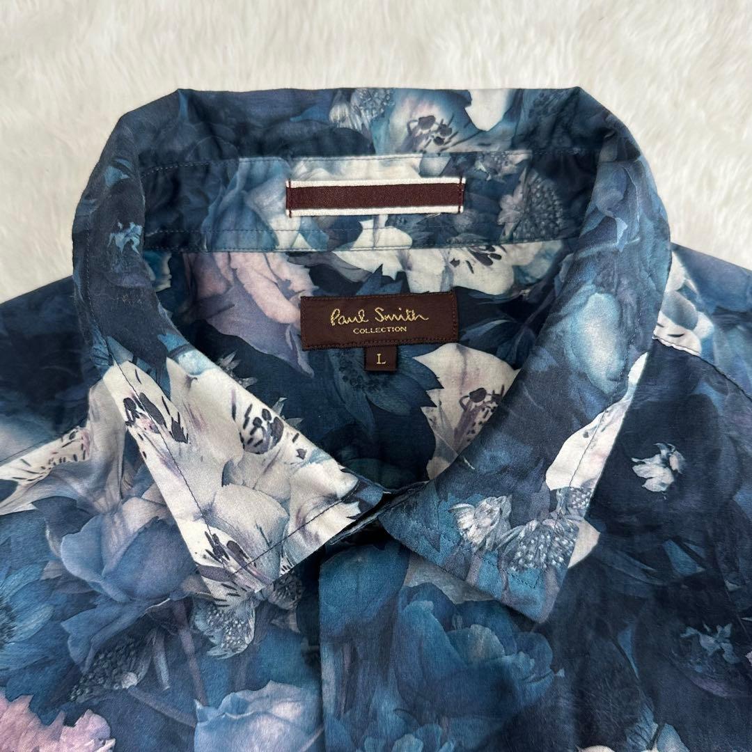 美品✨Paul Smith ポールスミス 花柄シャツ 長袖 総柄 メンズ L