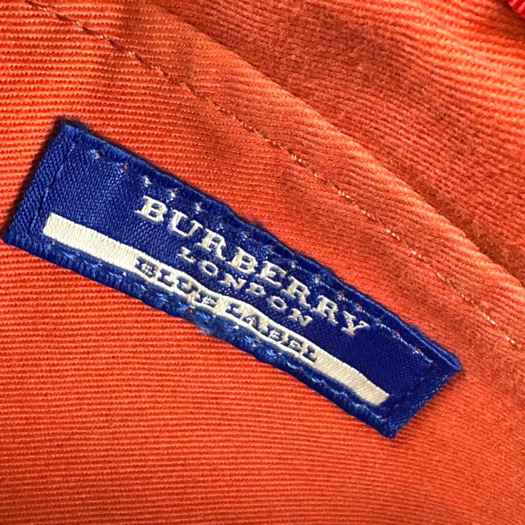 バーバリーブルーレーベル ボディバッグ ウエストポーチ ノバチェック ピンク