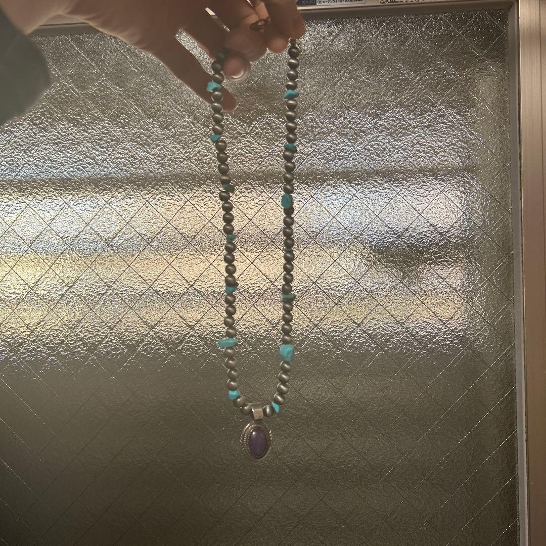 激レア　ナバホ　ネックレス　インディアンジュエリー　シルバー925