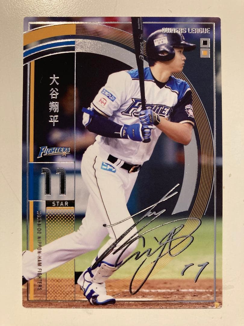 大谷翔平　サインカード　オーナーズリーグ　Shohei Ohtani 日ハム