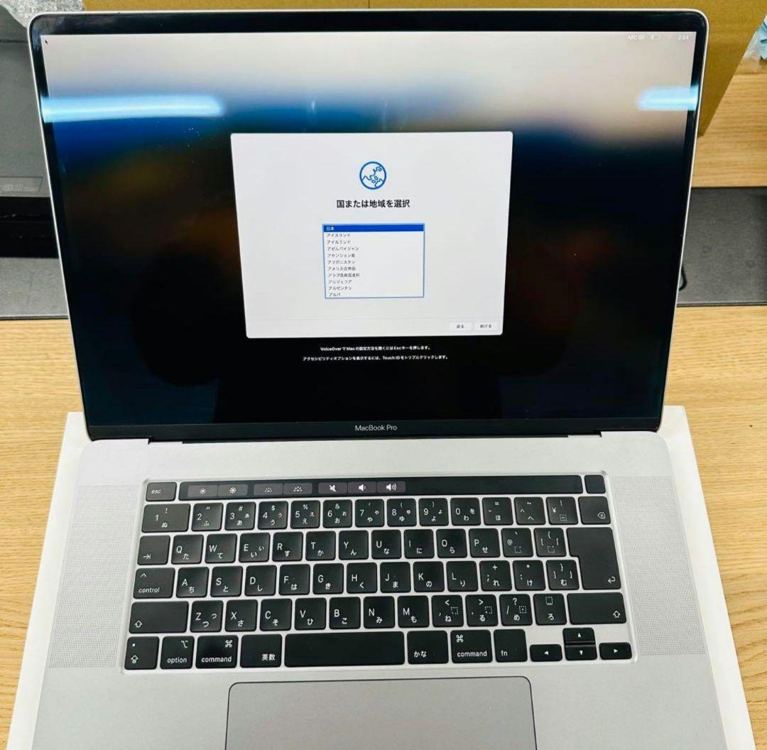 MacBook本体 MacBook Pro 2019 16\" i7 16GB 512GB 5300M