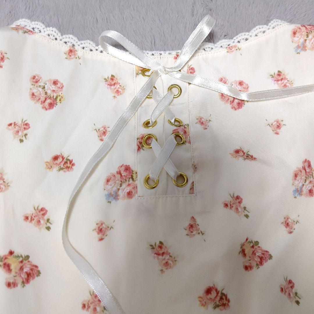 LIZ LISA フラワープリント ノースリーブワンピース