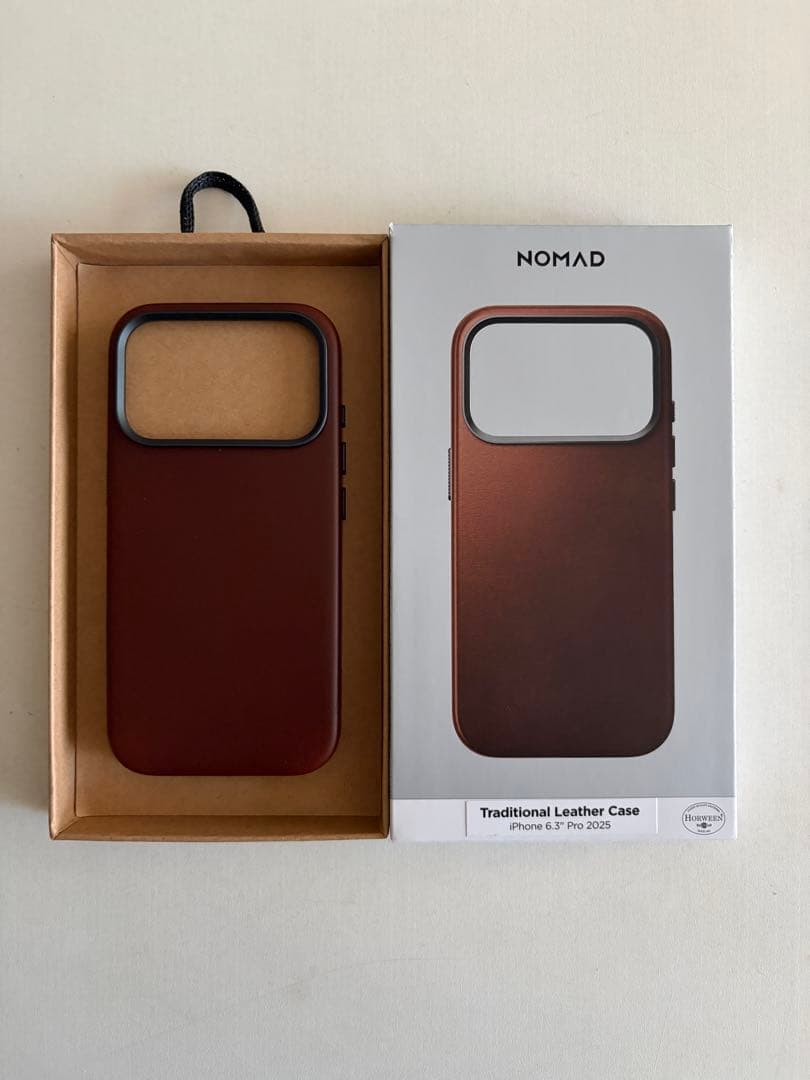 iPhoneアクセサリー NOMAD TRADITIONAL CASE iPhone 17Pro BRN