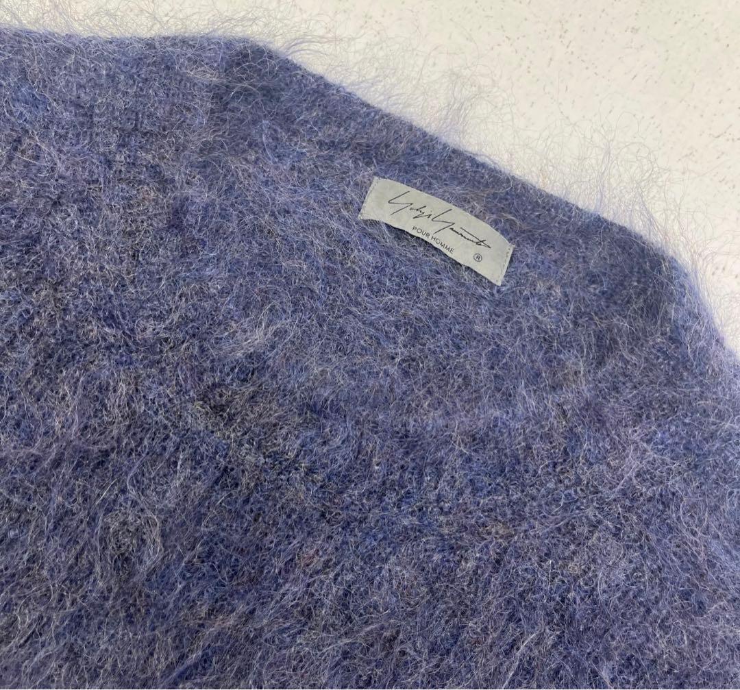 Yohji Yamamoto HALF CARDIGAN モヘア　ファー