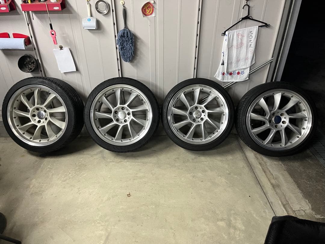 19インチ アルミホイール 10スポークセット