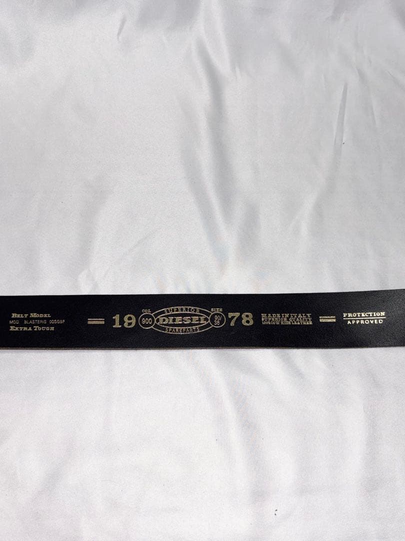 小物 2000s Diesel skull buckle belt