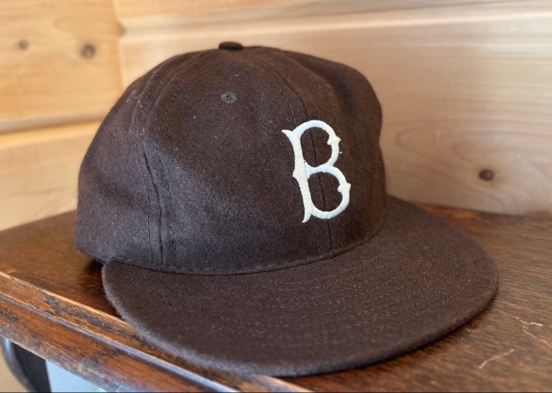 ebbets field エベッツフィールド ベースボールキャップ Bロゴ