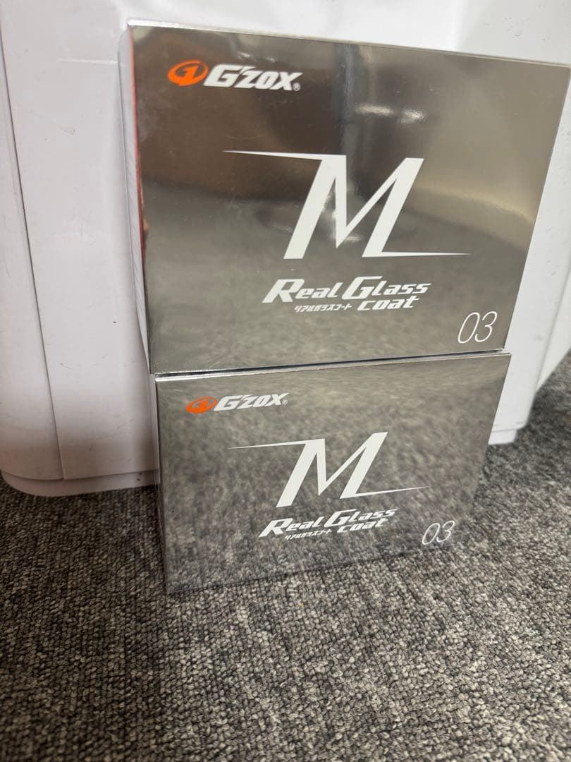 ジーゾックス　リアルガラスコートM 2セット