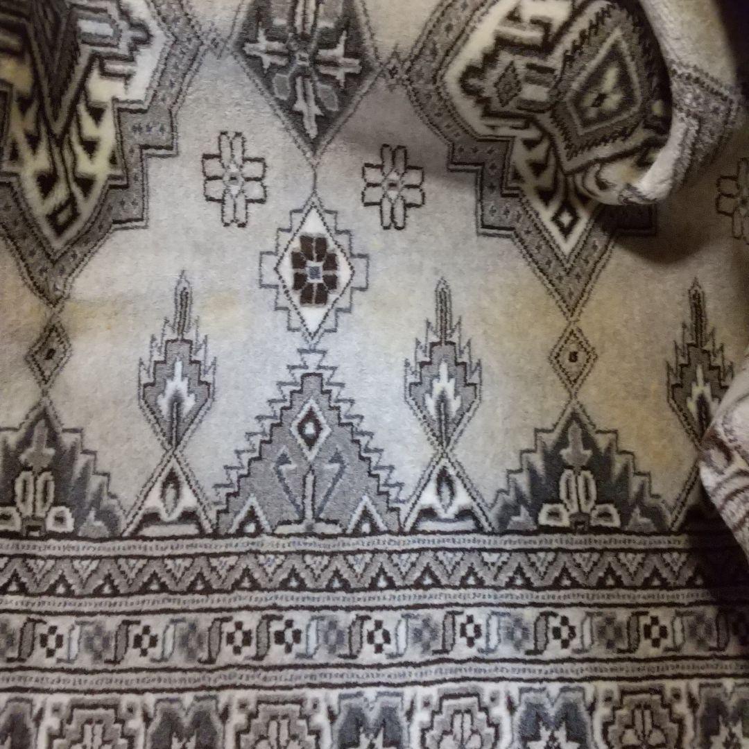 パキスタン絨毯 幾何学模様 ラグ