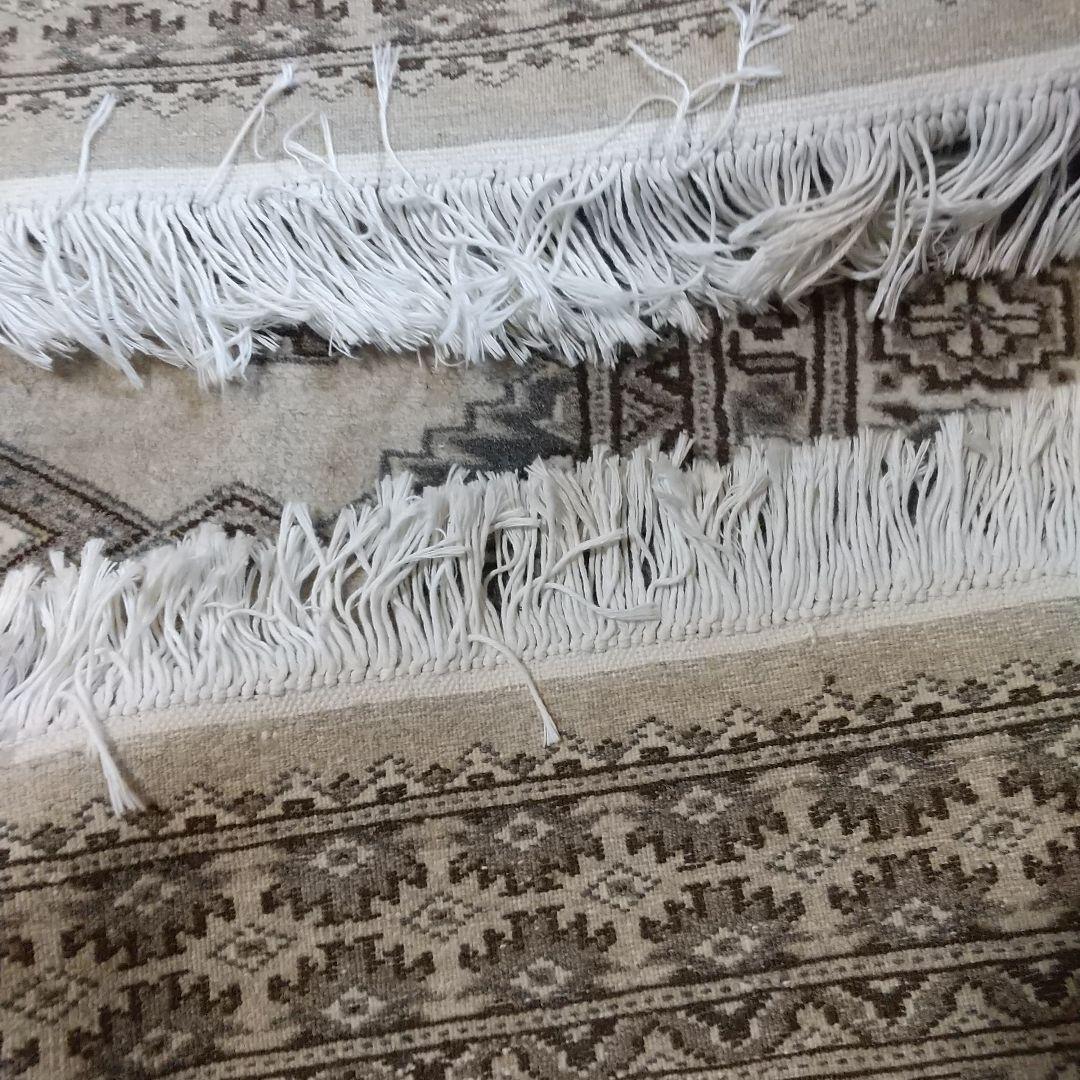 パキスタン絨毯 幾何学模様 ラグ