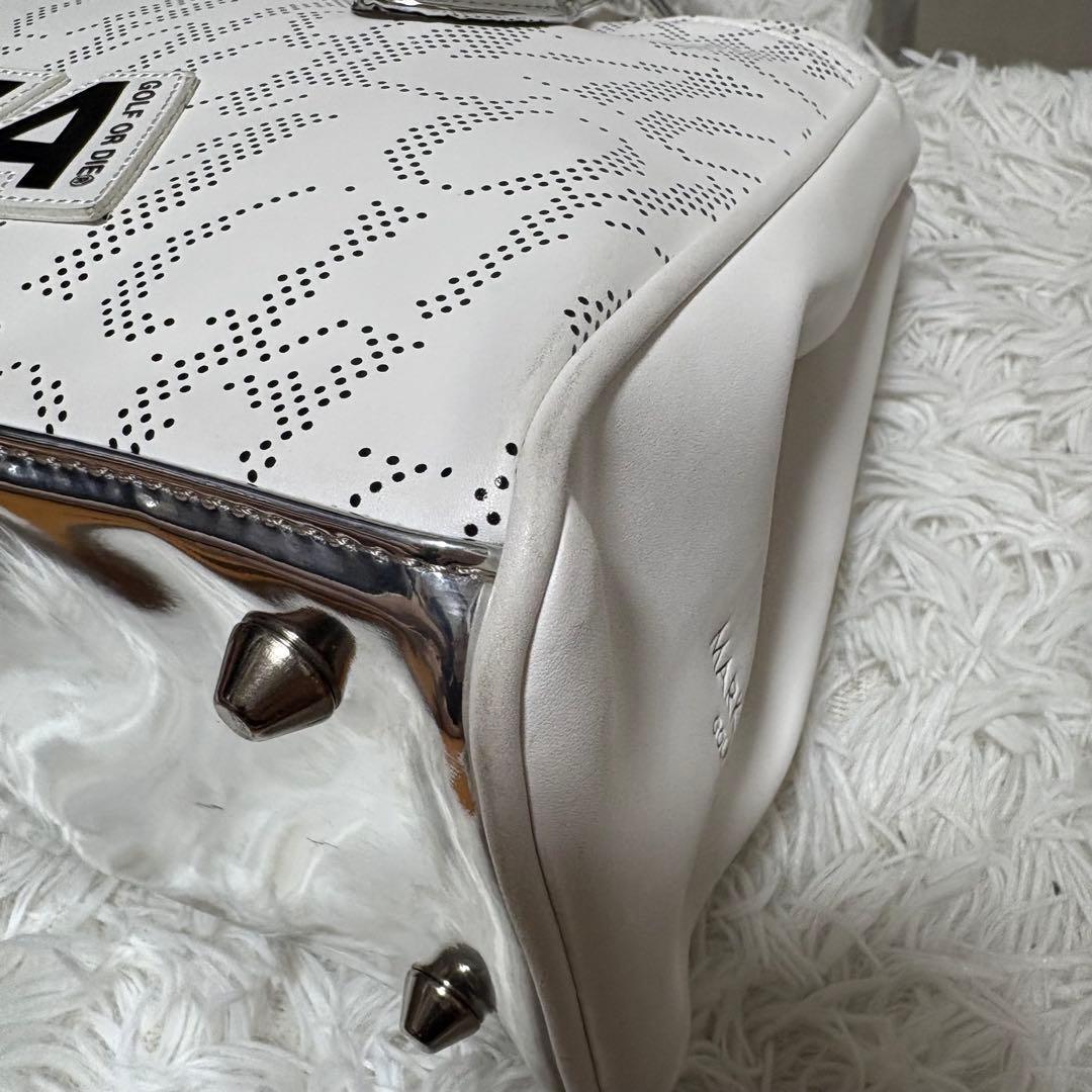 MARK&LONA ハンドバッグ ホワイト ユニセックス 木村拓哉着用モデル