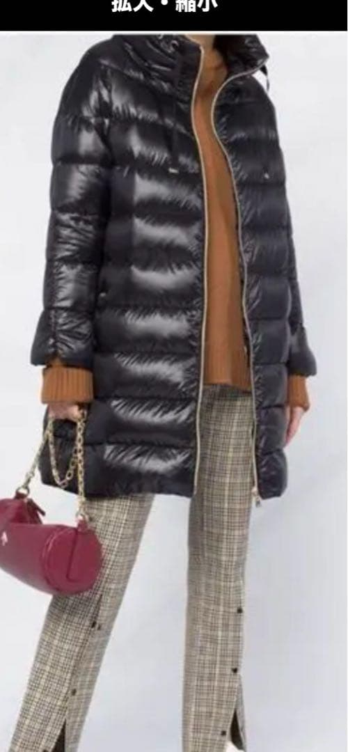 Herno ブラック ダウンジャケット