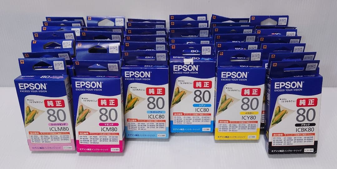 エプソン(EPSON)インク IC80　37個【新品】