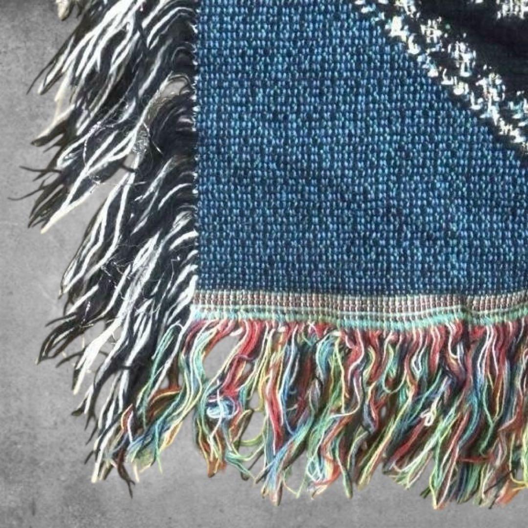 BNLV ラグ ブランケット ビンテージ 十字架 クロス ブランケット マット