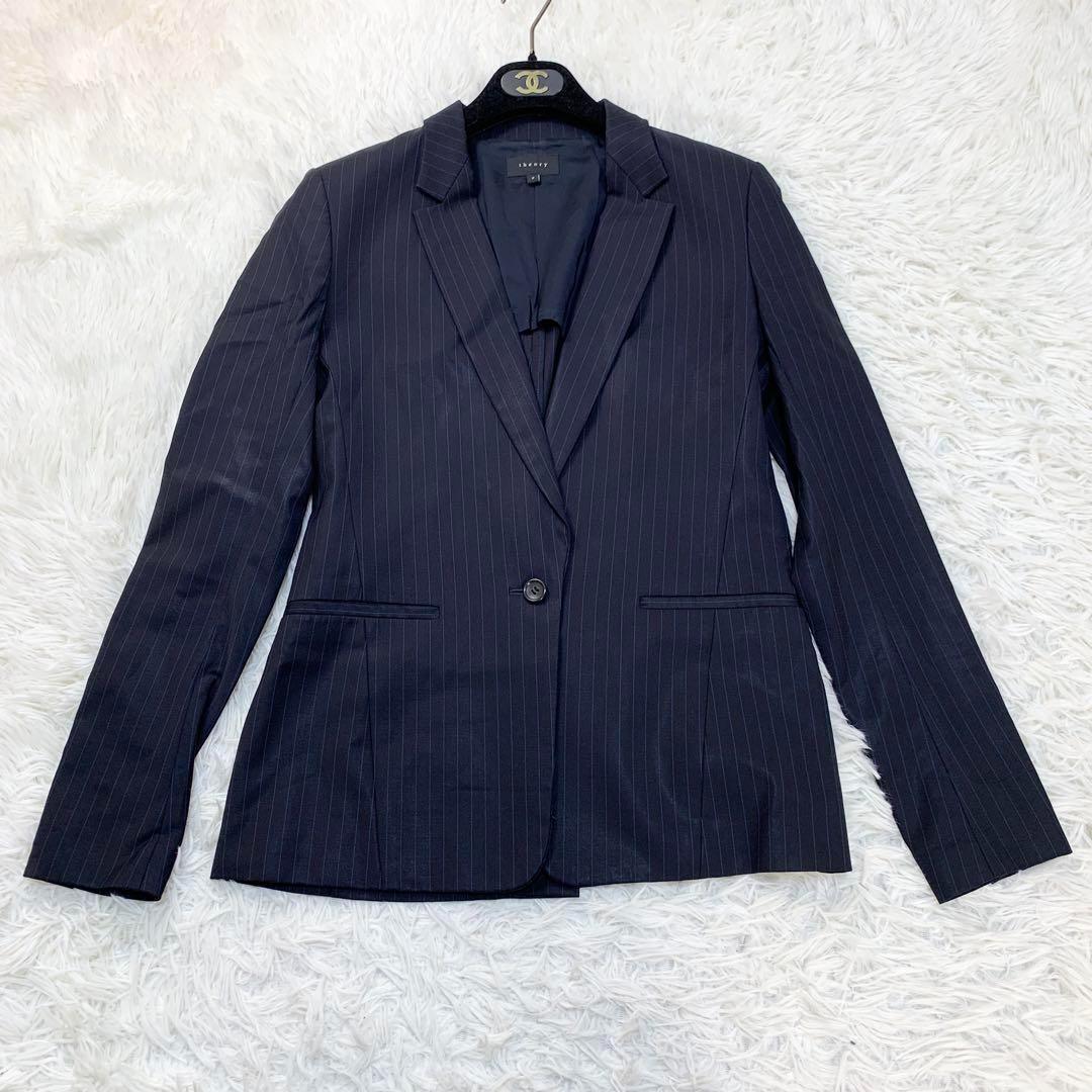 theory ストライプ スーツ/ジャケット/パンツ*サイズ2*theory*