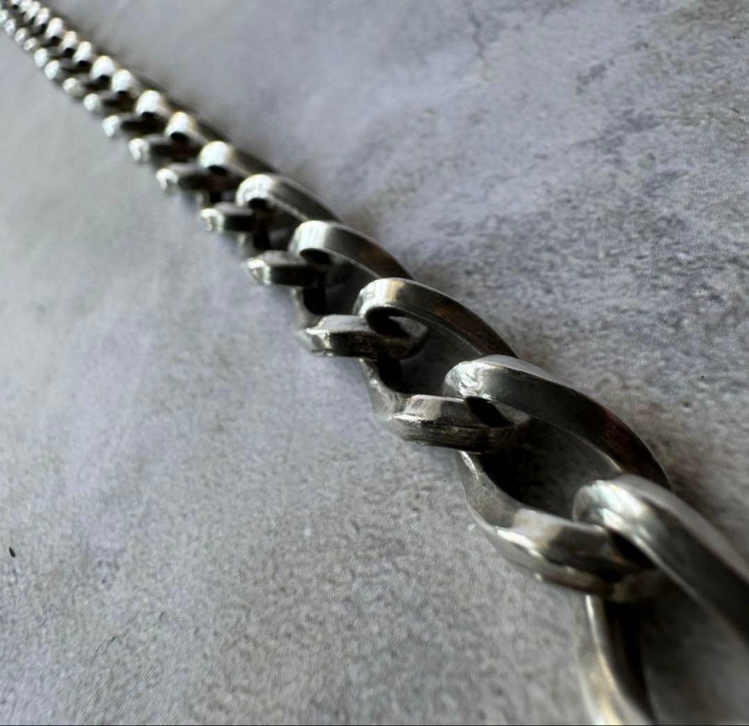 「期間限定値下げ」ヴィンテージ チェーンリンクネックレス シルバー925