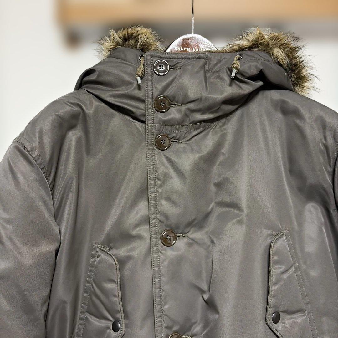 RRL フェイクファートリムモッズコート サイズL