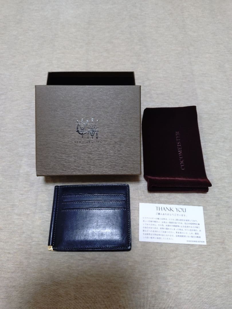 COCOMEISTER　　マネークリップ　ゴールドマイニング・テーブル　ブラック