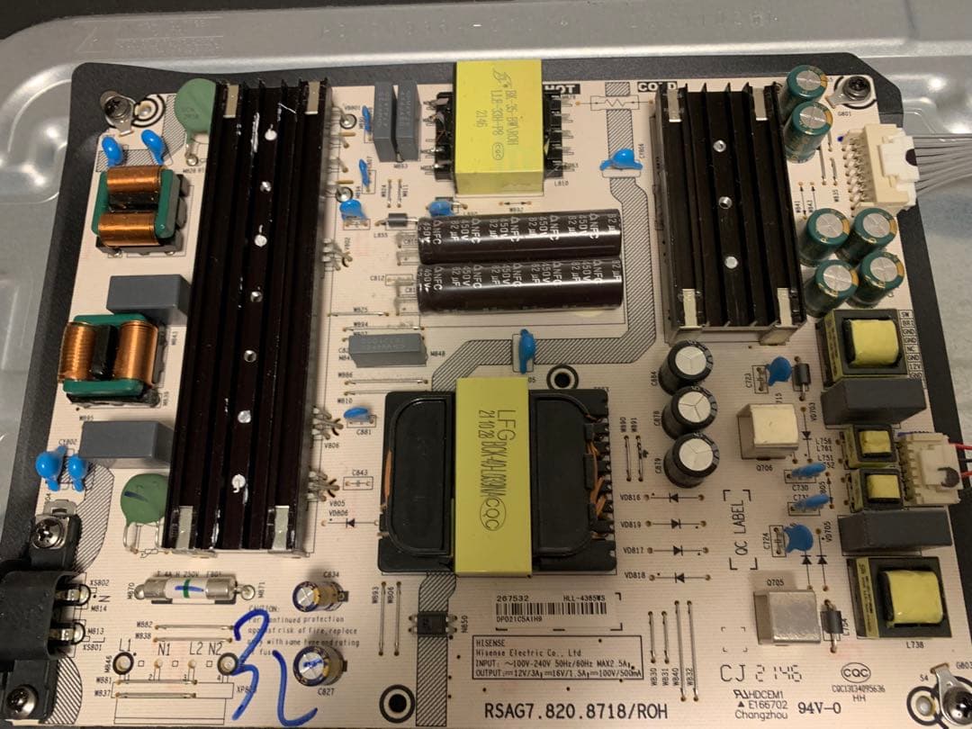 REGZA 55V型 液晶テレビ レグザ 55M540X 基盤セット