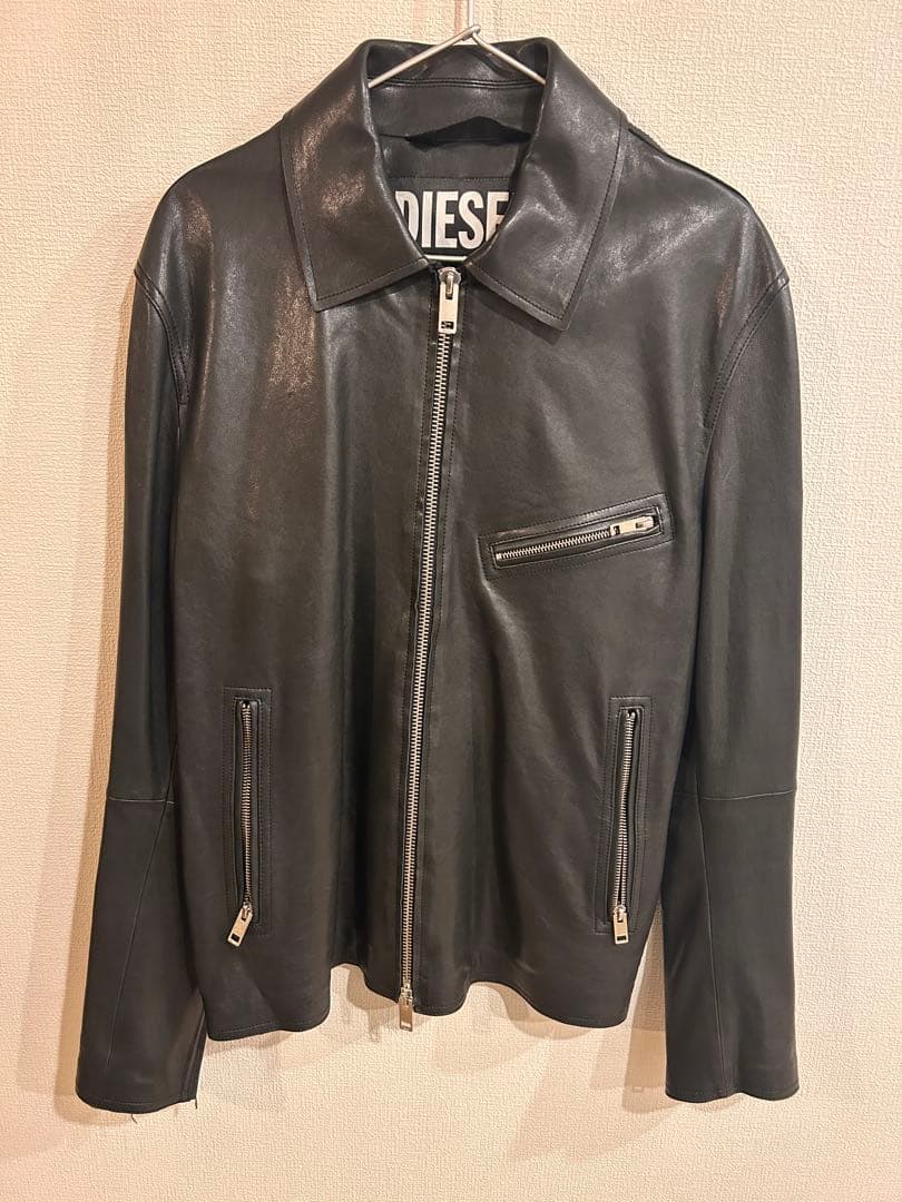 DIESEL l-korn-a Leather jacket アウトレット品