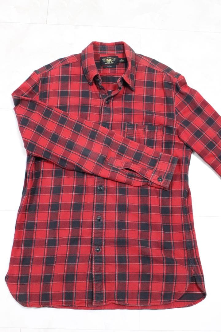 RRL バッファローチェック　フランネルシャツMサイズ　極美品　限定価格❗️