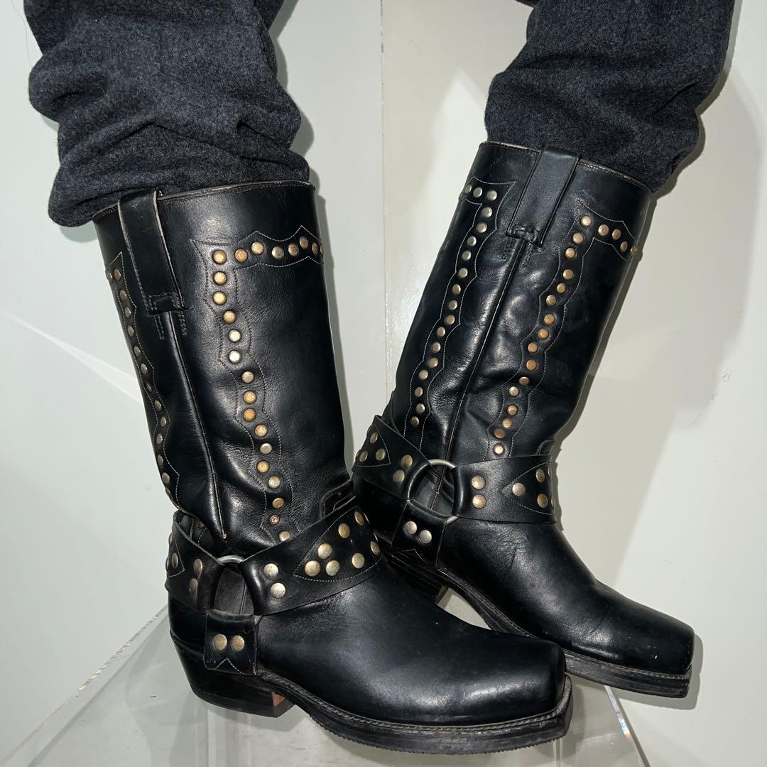 vintage スタッズ エンジニアブーツ y2k diesel yello